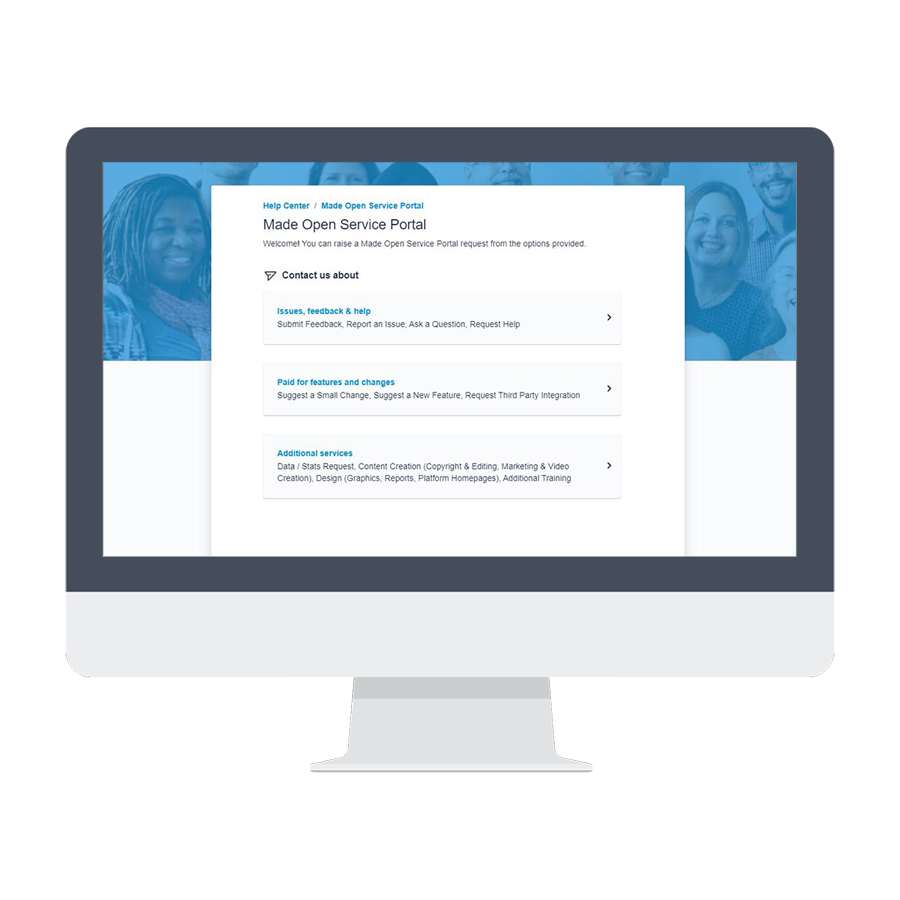 New client service portal